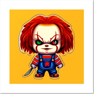 Chucky warrior art Posters and Art